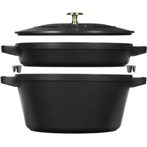 Ensemble de Cuisine en Fonte Empilable Staub - 24cm - Publicité Ensemble de Cuisine en Fonte Empilable Staub - 24cm - Publicité
