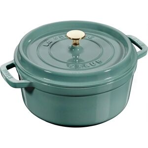 Staub Cocotte ronde en fonte Eucalyptus - 24cm 3,7L - Publicité Staub Cocotte ronde en fonte Eucalyptus - 24cm 3,7L - Publicité