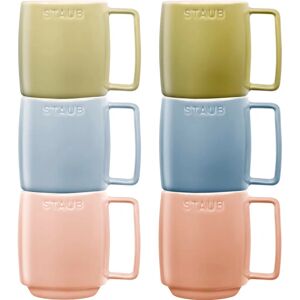 Staub Keramik 350ml Becher-Set - Pastellfarben - Tassen Staub Keramik 350ml Becher-Set - Pastellfarben - Tassen