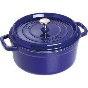 Staub Dutch Oven - 3.8L - Cast Iron Casserole - Blue Staub Dutch Oven - 3.8L - Cast Iron Casserole - Blue
