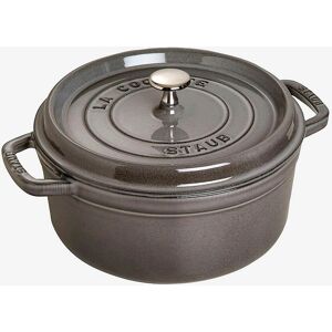 Staub 40509-312-0 Saucepan - 5.25L Round Graphite - Cast Iron Cookware Staub 40509-312-0 Saucepan - 5.25L Round Graphite - Cast Iron Cookware
