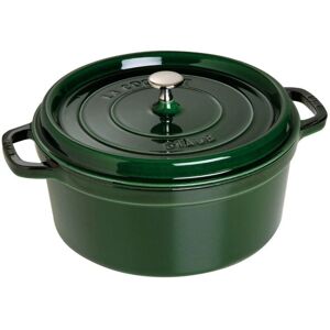 Staub Cast Iron Cocotte - 26cm Green - All-Purpose Cookware Staub Cast Iron Cocotte - 26cm Green - All-Purpose Cookware