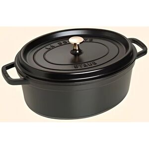 Staub 40500-271-0 Roasting Pan - 27cm Black Cast Iron Staub 40500-271-0 Roasting Pan - 27cm Black Cast Iron