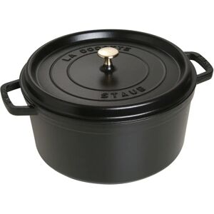 Staub 40509-863-0 Kulatý Litinový Pekáč - 8.35L, Černý Staub 40509-863-0 Kulatý Litinový Pekáč - 8.35L, Černý