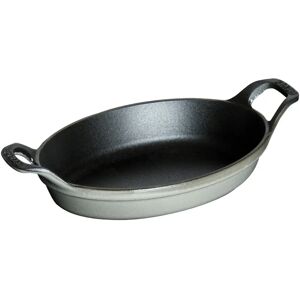 Mini oválná zapékací mísa Staub - 15cm - Grafitová šedá - Odolná v troubě Mini oválná zapékací mísa Staub - 15cm - Grafitová šedá - Odolná v troubě