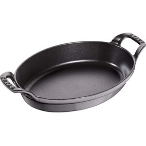 Staub Oval Baking Dish - Grey - Oven & Induction Staub Oval Baking Dish - Grey - Oven & Induction