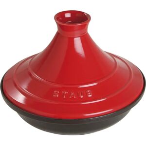 Staub 28cm Red Cast Iron Tagine - Cooking Pot Staub 28cm Red Cast Iron Tagine - Cooking Pot