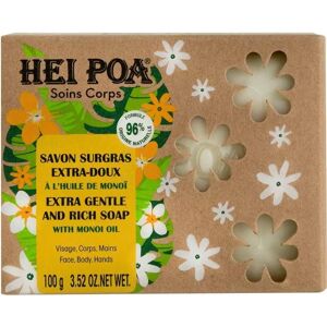 Hei Poa Tahiti Monoi Huile - Savon en Barre Naturel 100g Hei Poa Tahiti Monoi Huile - Savon en Barre Naturel 100g