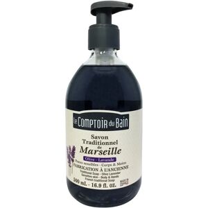 Le Comptoir du Bain Lavande Olive & Fleur d’Oranger - Savon Liquide - Publicité Le Comptoir du Bain Lavande Olive & Fleur d’Oranger - Savon Liquide - Publicité