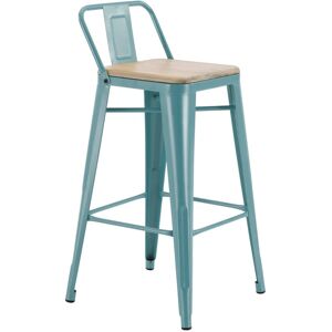 Centrale Brico Oxford Blau Hell Stahlhocker Centrale Brico Oxford Blau Hell Stahlhocker