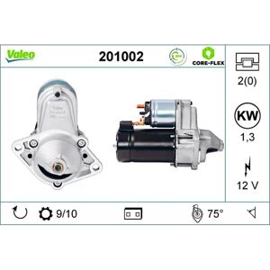 VALEO 201002 Käynnistinyksikkö - 12V, 1.1kW, Opel, Chevrolet VALEO 201002 Käynnistinyksikkö - 12V, 1.1kW, Opel, Chevrolet