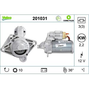 VALEO 201031 Käynnistin - Renault, Nissan, 2,2L, 12V VALEO 201031 Käynnistin - Renault, Nissan, 2,2L, 12V