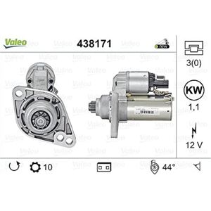 Valeo yhteensopiva Audi A1 A3 Tt Seat Altea Ibiza Leon - Startti Valeo yhteensopiva Audi A1 A3 Tt Seat Altea Ibiza Leon - Startti