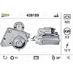 Välke Valeo - 2,2kW, 12V, R 54,6° - Starter Välke Valeo - 2,2kW, 12V, R 54,6° - Starter