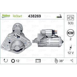 Startér Valeo - 2kw, Compatível com Nissan Qashqai, Opel Vivaro, Renault - Starter Startér Valeo - 2kw, Compatível com Nissan Qashqai, Opel Vivaro, Renault - Starter