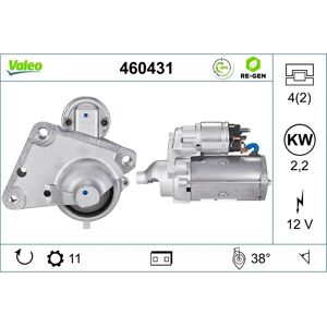VALEO Startti - 460431 - Yhteensopiva Citroën ja Peugeot kanssa - 2.2kW 12V VALEO Startti - 460431 - Yhteensopiva Citroën ja Peugeot kanssa - 2.2kW 12V