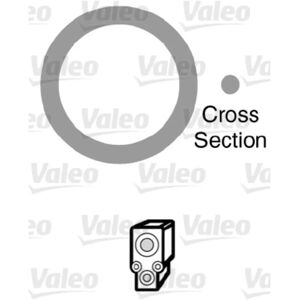 VALEO Malli 509759 Tiiviste, jäähdytysjärjestelmän putki VALEO Malli 509759 Tiiviste, jäähdytysjärjestelmän putki