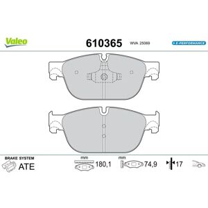 VALEO 610365 - Féktárcsák VALEO 610365 - Féktárcsák