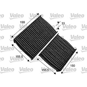 Valeo Malli 715557 Aktiivihiilisuodatin - Auton tyyppi Valeo Malli 715557 Aktiivihiilisuodatin - Auton tyyppi