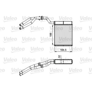 Valeo 811515 Lämmityslaite - Yhteensopiva Ford Galaxy, Mondeo, S-max Valeo 811515 Lämmityslaite - Yhteensopiva Ford Galaxy, Mondeo, S-max