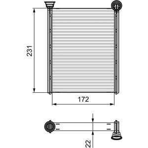 Valeo 811534 Calefactor - Radiador para Citroën DS4 C4 II Valeo 811534 Calefactor - Radiador para Citroën DS4 C4 II