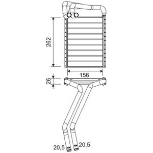Radiador VALEO 811655 - Hyundai, Kia 97138-D7000 Radiador VALEO 811655 - Hyundai, Kia 97138-D7000