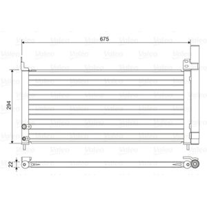 Condenseur de climatisation VALEO 814464 en aluminium - Compatible OEM - Publicité Condenseur de climatisation VALEO 814464 en aluminium - Compatible OEM - Publicité