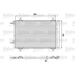 VALEO 818171 Air Conditioning Condenser for Citroën & Peugeot VALEO 818171 Air Conditioning Condenser for Citroën & Peugeot