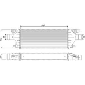 Intercooler VALEO 818379 - Air-Air, Eau-Air, Aluminium, Sans Capteur - Publicité Intercooler VALEO 818379 - Air-Air, Eau-Air, Aluminium, Sans Capteur - Publicité