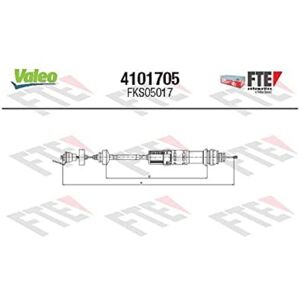 VALEO 4101705 Câble d'Embrayage avec Réglage Automatique - Système d'Embrayage - Publicité VALEO 4101705 Câble d'Embrayage avec Réglage Automatique - Système d'Embrayage - Publicité