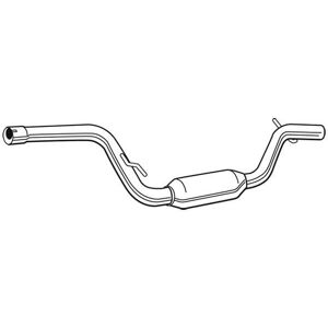 WALKER V50 Mittendämpare - Avgassilencer WALKER V50 Mittendämpare - Avgassilencer