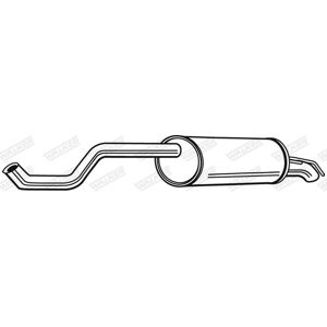 Silenzioso posteriore WALKER 24136 SKODA Roomster 2010-2015 Silenzioso posteriore WALKER 24136 SKODA Roomster 2010-2015