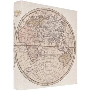 Album Photo Carte du Monde Vintage Panodia - 500 Photos - Publicité Album Photo Carte du Monde Vintage Panodia - 500 Photos - Publicité