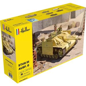 Heller Model Tank Stug III Ausf. G - 1/16 Schaal - Beweegbaar Kanon & Tracks Heller Model Tank Stug III Ausf. G - 1/16 Schaal - Beweegbaar Kanon & Tracks