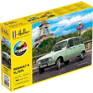 Kit modèle Renault 4L 1:24 - Heller - Publicité Kit modèle Renault 4L 1:24 - Heller - Publicité