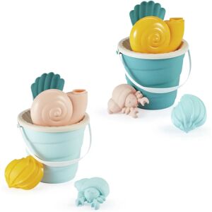 Seau Ecoiffier avec Accessoires en Forme de Coquillage - Kit de Jouet - Publicité Seau Ecoiffier avec Accessoires en Forme de Coquillage - Kit de Jouet - Publicité