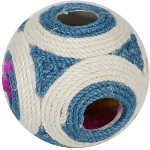 AIMÉ XXL Katten Speelgoed - Blauwe Bal met Bel & Veren AIMÉ XXL Katten Speelgoed - Blauwe Bal met Bel & Veren