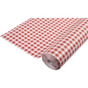 PRONAPPE Vichy red Tablecloth - Recycled 25x1.18m - Professional PRONAPPE Vichy red Tablecloth - Recycled 25x1.18m - Professional
