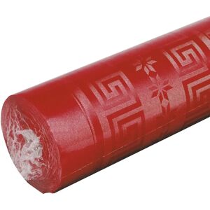 PRONAPPE Damask Paper Roll Tablecloth - 50x1.18m - Red - Pack of 4 PRONAPPE Damask Paper Roll Tablecloth - 50x1.18m - Red - Pack of 4