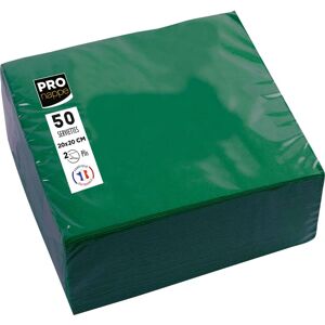 Serviettes cocktail micro-gaufrées - 50 pcs - Vert - Publicité Serviettes cocktail micro-gaufrées - 50 pcs - Vert - Publicité
