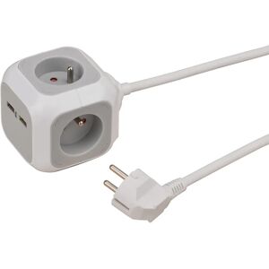 Brennenstuhl przedłużacz - 4 gniazda, USB, 1,4m kabel Brennenstuhl przedłużacz - 4 gniazda, USB, 1,4m kabel