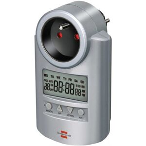 Prise intelligente Brennenstuhl 1507501 - Minuterie, 3500W, Gris Prise intelligente Brennenstuhl 1507501 - Minuterie, 3500W, Gris
