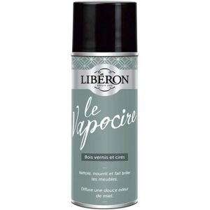 Cire en spray Liberon VAPOCIRE - Entretien du bois - Publicité Cire en spray Liberon VAPOCIRE - Entretien du bois - Publicité