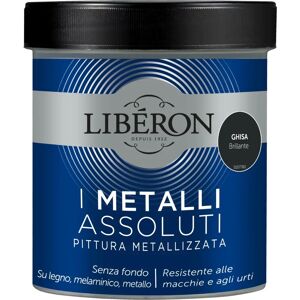Liberon Pittura Metallizzata Metalli Assoluti 500ml Ghisa Brillante - Vernice Liberon Pittura Metallizzata Metalli Assoluti 500ml Ghisa Brillante - Vernice
