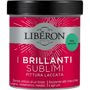Liberon Pittura Laccata Brillanti Sublimi Verde Malachite 500ml - Vernice Liberon Pittura Laccata Brillanti Sublimi Verde Malachite 500ml - Vernice