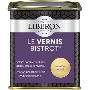 Vernis Bistrot Liberon Incolore Satiné 0,25L - Vernis - Publicité Vernis Bistrot Liberon Incolore Satiné 0,25L - Vernis - Publicité