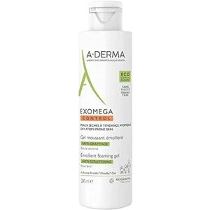 A-Derma Exomega Control - Emollient Foaming Gel for Dry to Atopic Skin A-Derma Exomega Control - Emollient Foaming Gel for Dry to Atopic Skin