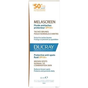 Ducray Melascreen SPF50+ Anti-stain Protective Fluid - Protects skin from UV and pollution Ducray Melascreen SPF50+ Anti-stain Protective Fluid - Protects skin from UV and pollution