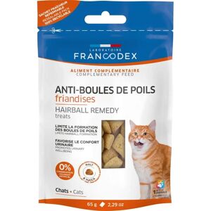 Francodex Kat Snacks - Ondersteunt spijsvertering, haarballen, binnengebruik Francodex Kat Snacks - Ondersteunt spijsvertering, haarballen, binnengebruik