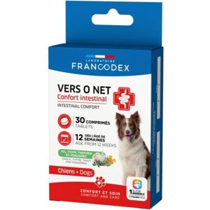 Francodex Comprimés Vermifuges pour Chiens et Chiots - Publicité Francodex Comprimés Vermifuges pour Chiens et Chiots - Publicité